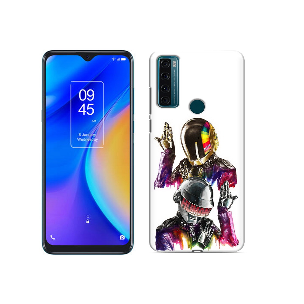 

Чехол MyPads Tocco для TCL 20 SE диско космонавты, Прозрачный, Tocco