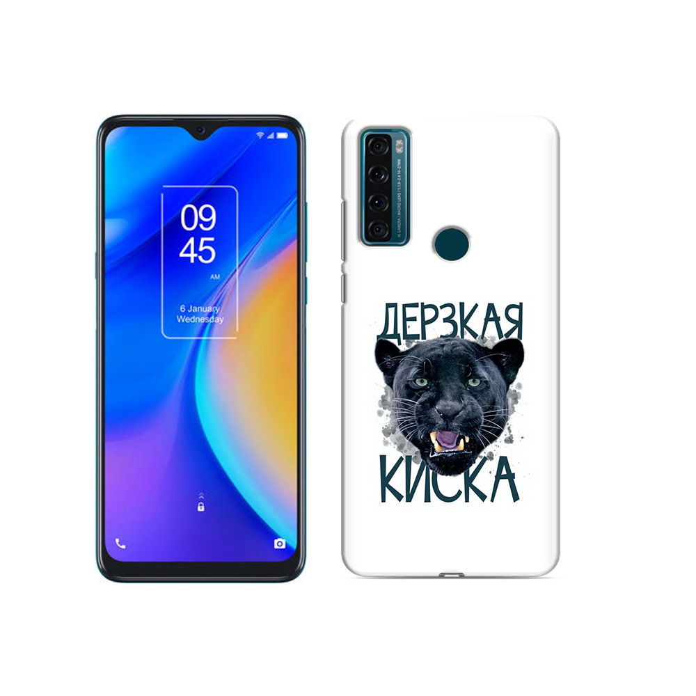 

Чехол MyPads Tocco для TCL 20 SE дерзкая киска, Прозрачный, Tocco
