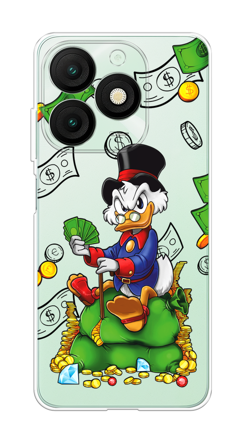 

Чехол на Itel A50 "Scrooge Richness", Черный;синий;зеленый, 3202250-1