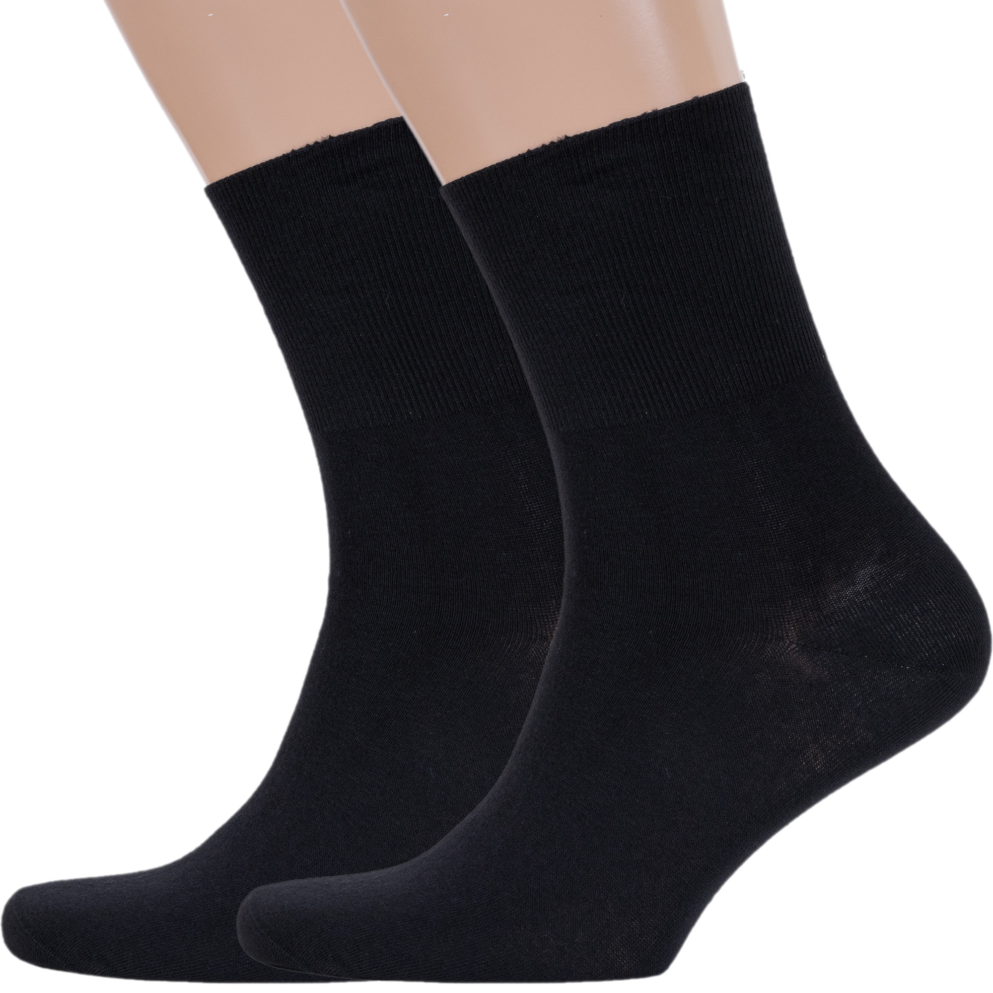 

Комплект носков мужских Rusocks 2-М-245 черных 25-27, Черный, 2-М-245