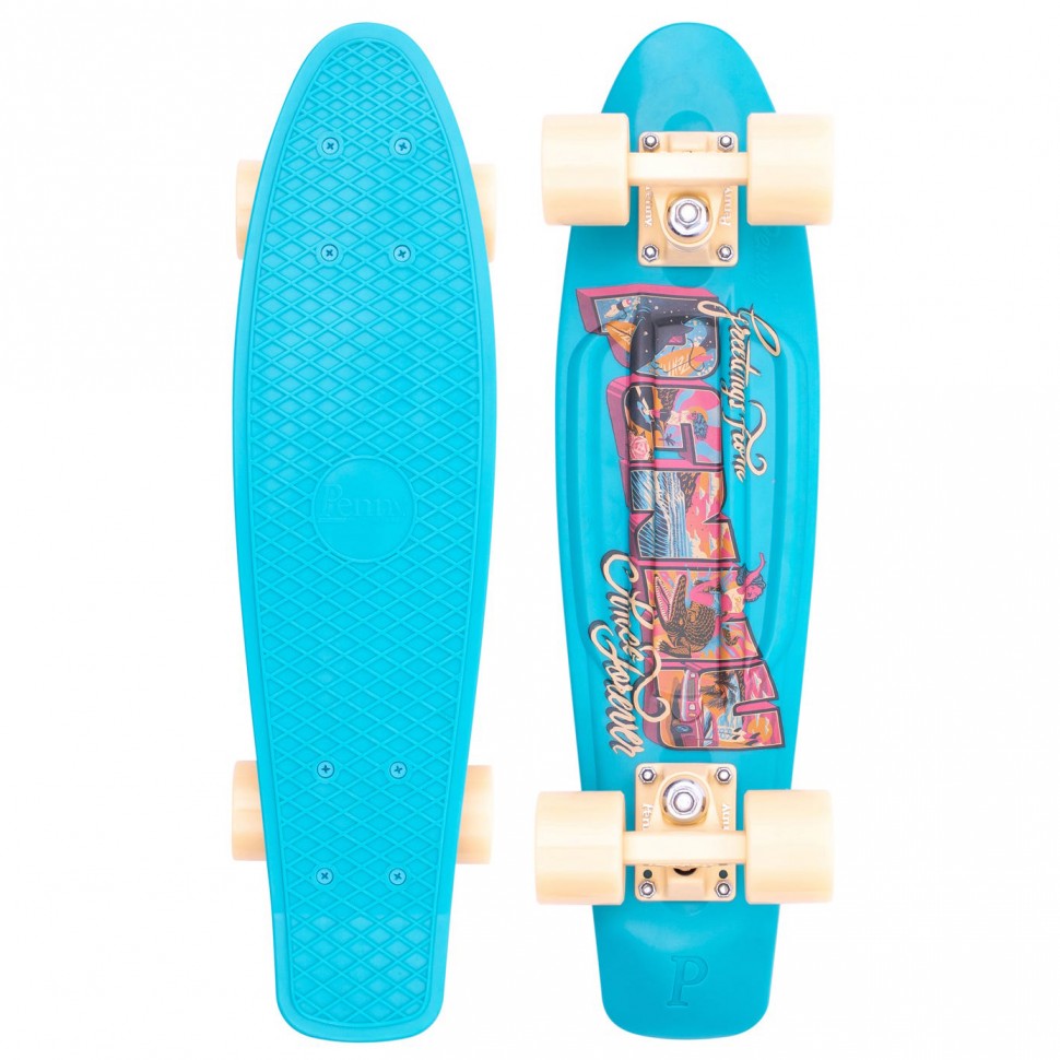 

Пенни борд Penny Original Postcard 56x15,2см coastal blue