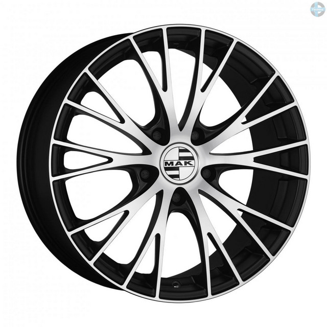 

Колесный диск MAK RENNEN Ice Black 9.5xR19 ET45 5*130 D71.6 WHS209185, Черный