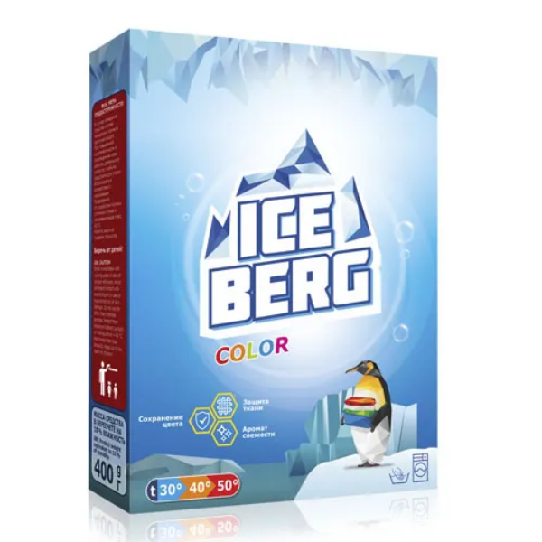 Универсальный cтиральный порошок Barhim Iceberg Color для цветного белья 400г