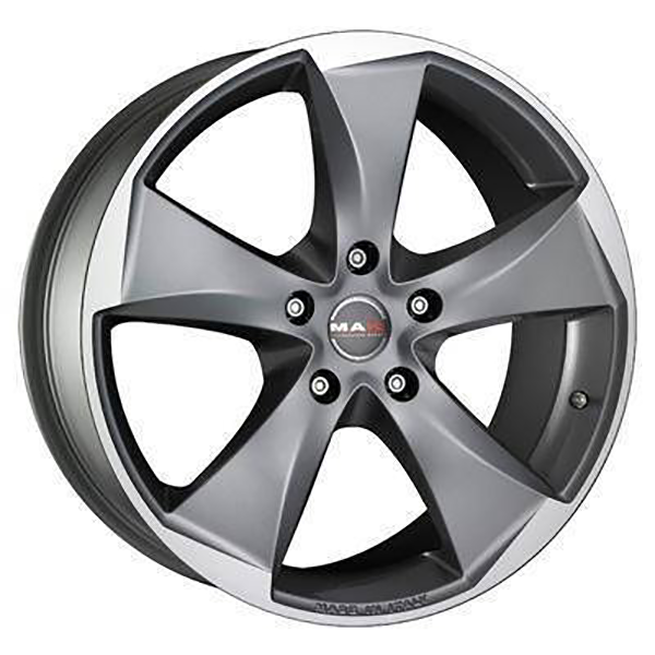 

Колесный диск MAK RAPTOR5 Graphite-Mirror Face 10.5xR20 ET45 5*112 D76, Серый;серебристый