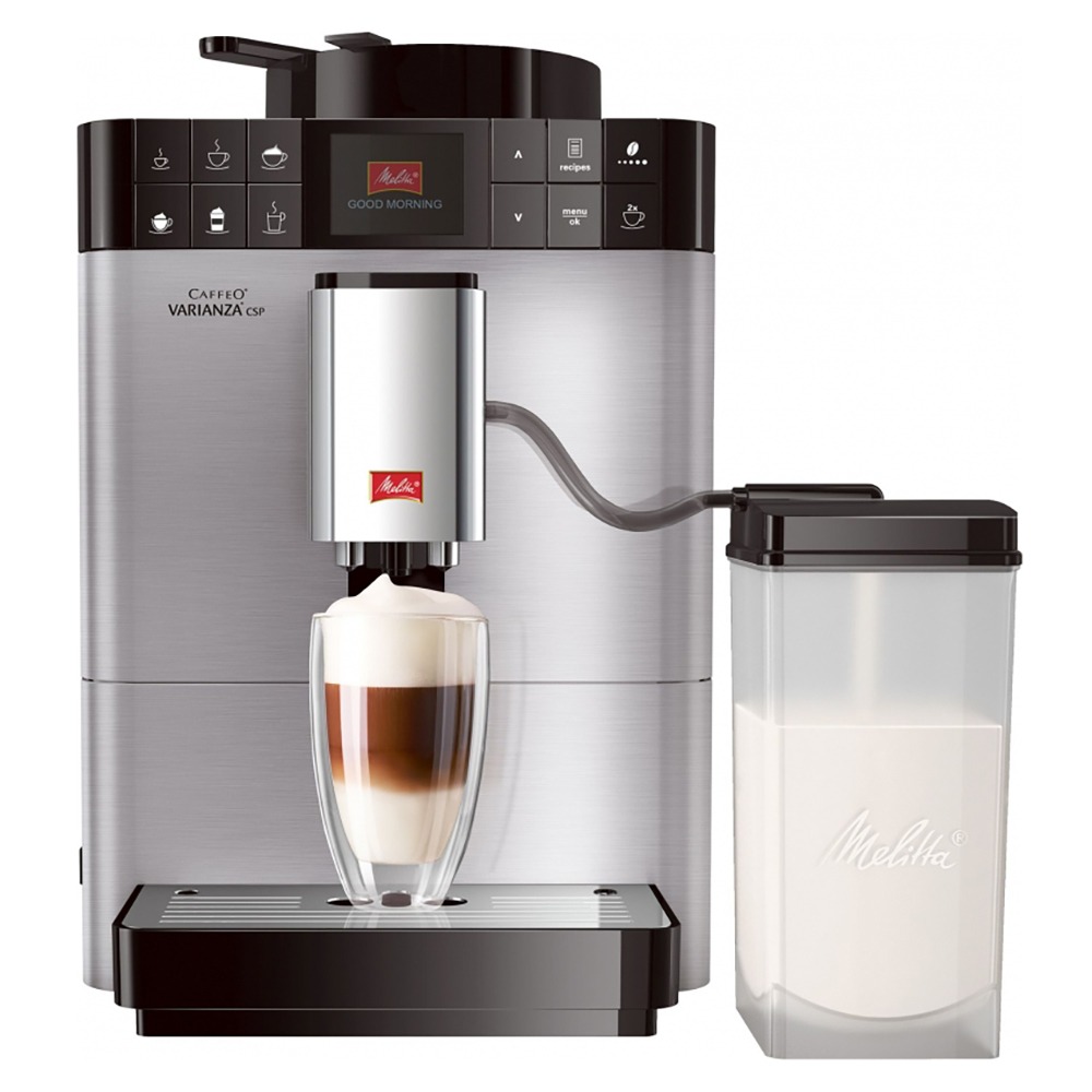 Кофемашина автоматическая Melitta Caffeo Varianza CSP Stainless F 580-101 / F 580-100 кофемашина автоматическая melitta f630 201 серебристый