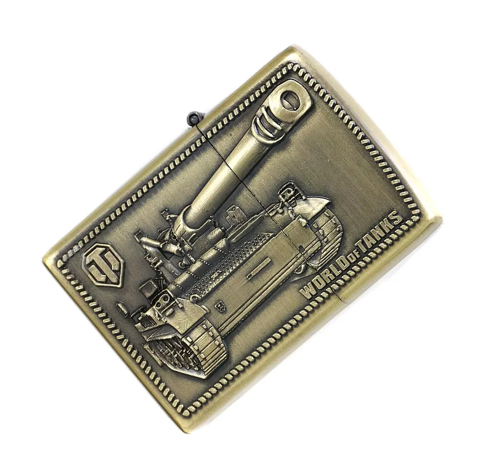 фото Зажигалка бензиновая классическая world of tanks lighters