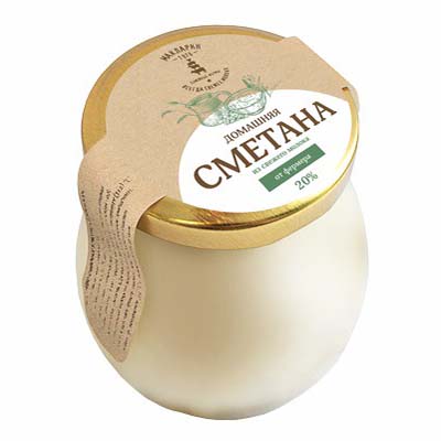 

Сметана Макларин стекло 20% бзмж 240 г
