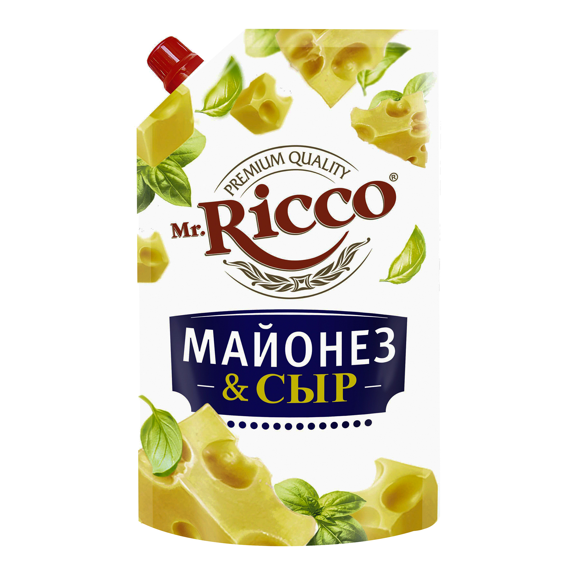 Майонез Mr.Ricco Майонез & Сыр 50% 375 г