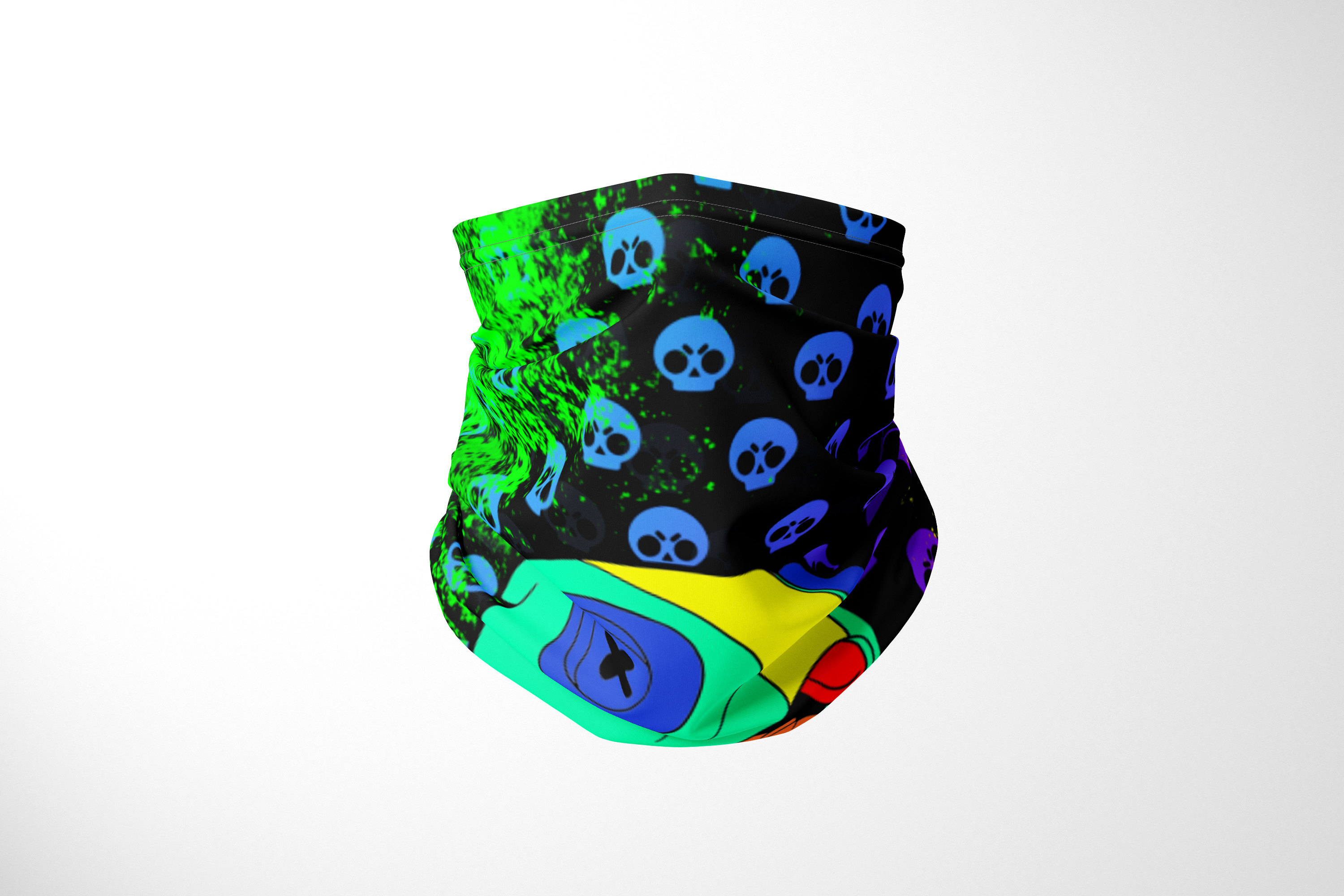 

Бандана / Бафф / Снуд-трансформер / Геймерам / Brawl Stars LEON, Разноцветный, BBuffVM_VM1939193