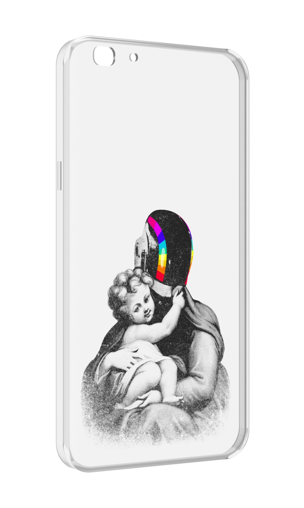 

Чехол MyPads защитник в шлеме для Oppo A77/F3 (2017 год), Прозрачный, Tocco