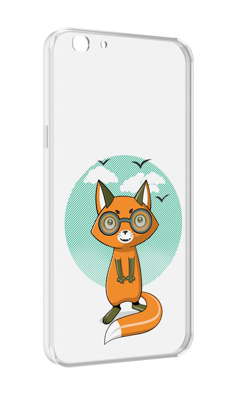

Чехол MyPads задумчивая лиса для Oppo A77/F3 (2017 год), Прозрачный, Tocco
