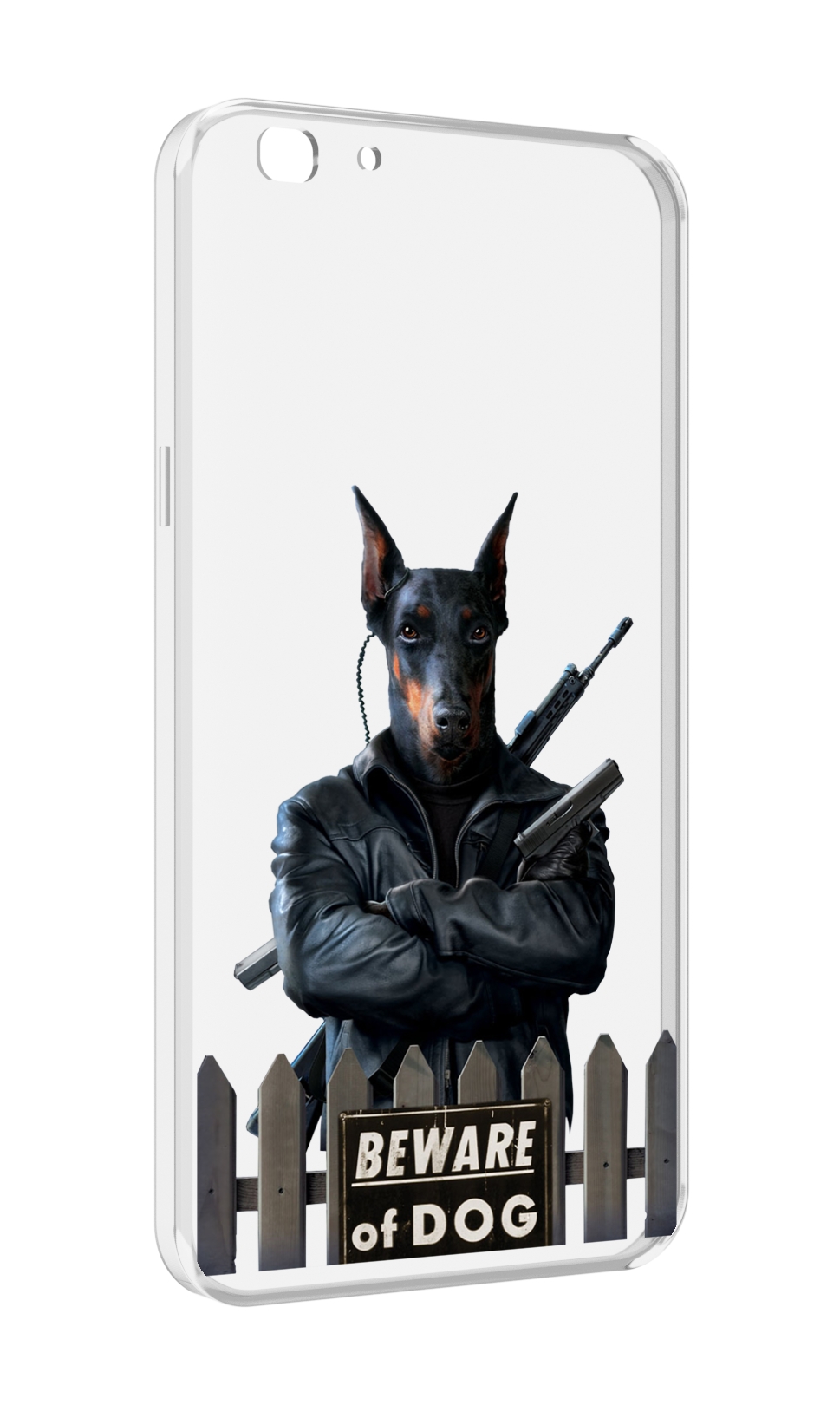 

Чехол MyPads доберман для Oppo A77/F3 (2017 год), Прозрачный, Tocco