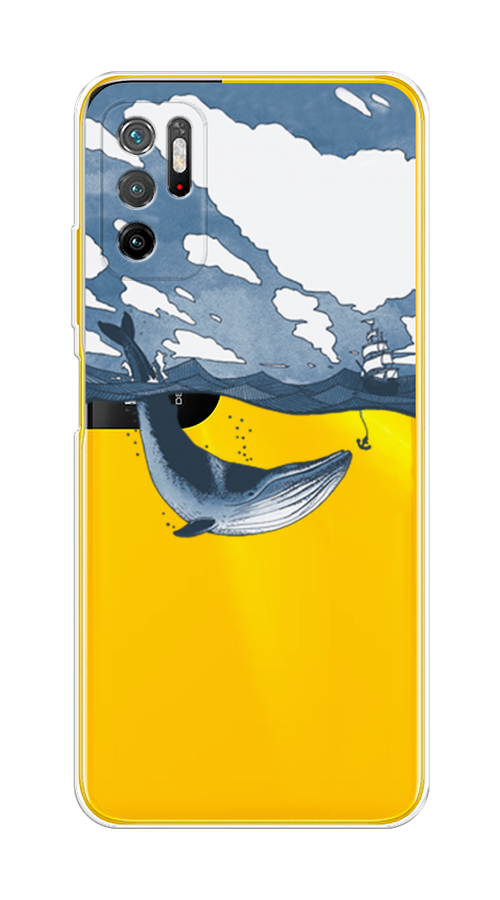 

Чехол на Xiaomi Poco M3 Pro "Большой кит", Синий, 311050-1
