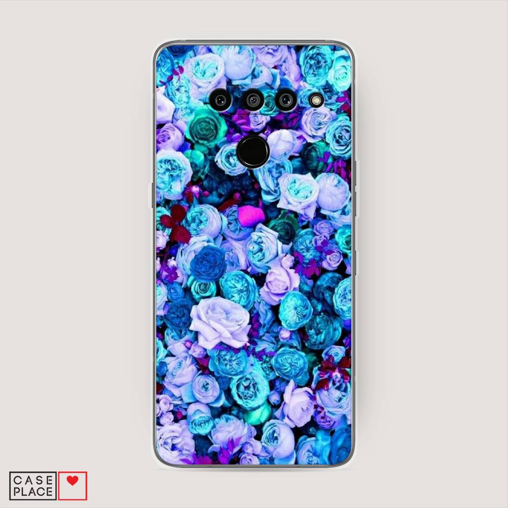 

Чехол на LG V50 ThinQ "Цветочный ковер", Фиолетовый, 83850-2