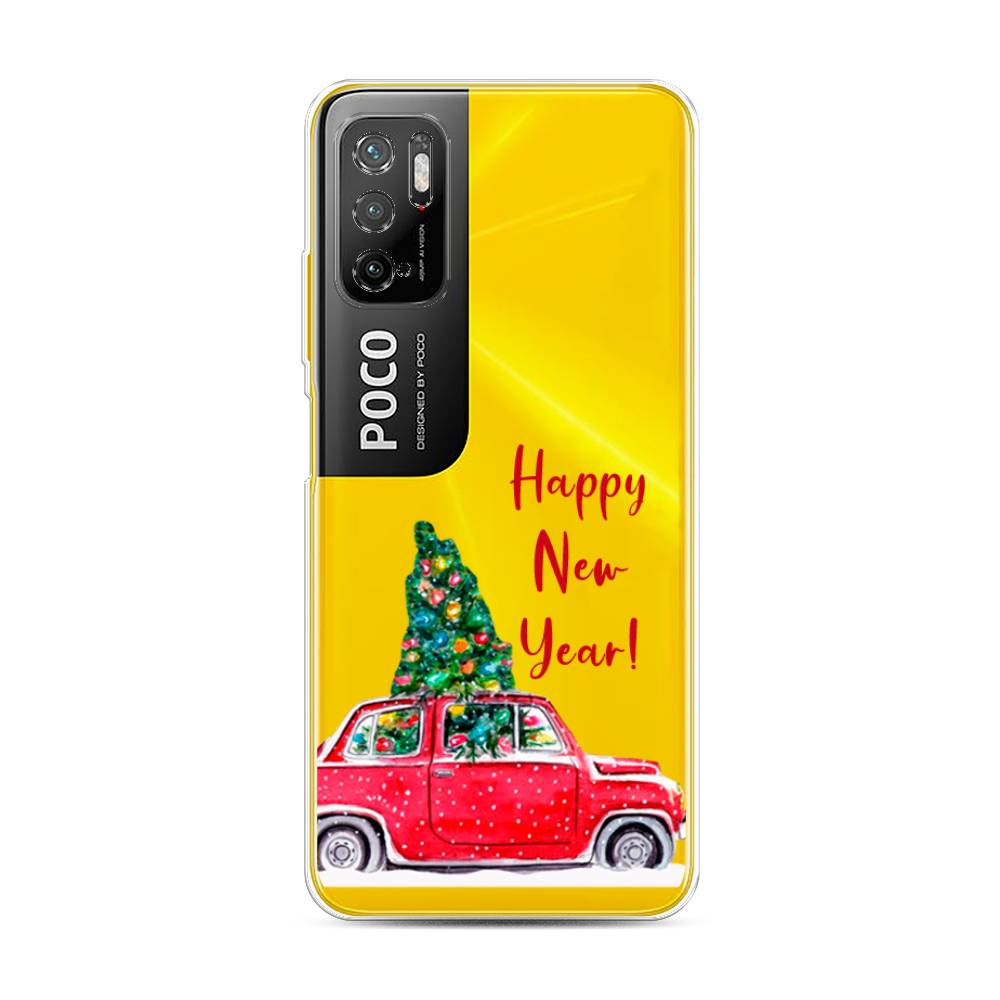 

Чехол на Xiaomi Poco M3 Pro "Happy New Year", Красный;зеленый, 311050-5