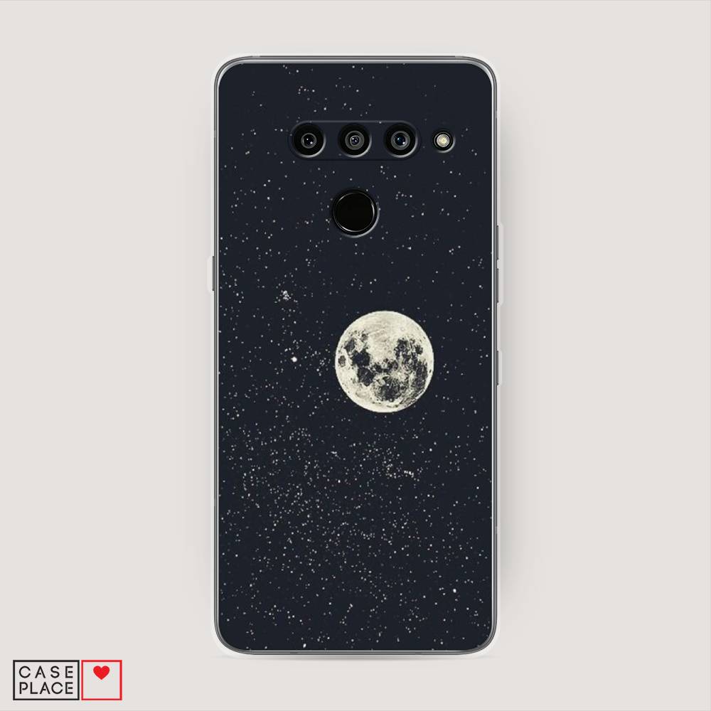 

Чехол на LG V50 ThinQ "Полнолуние", Красный, 83850-2