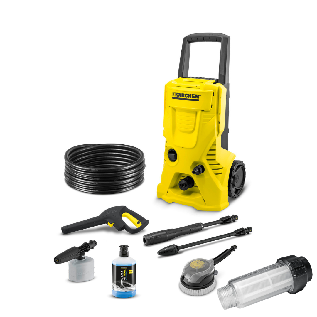 Мойка высокого давления KARCHER K4 Bаsic Cаr 1.180-083+водяной фильтр