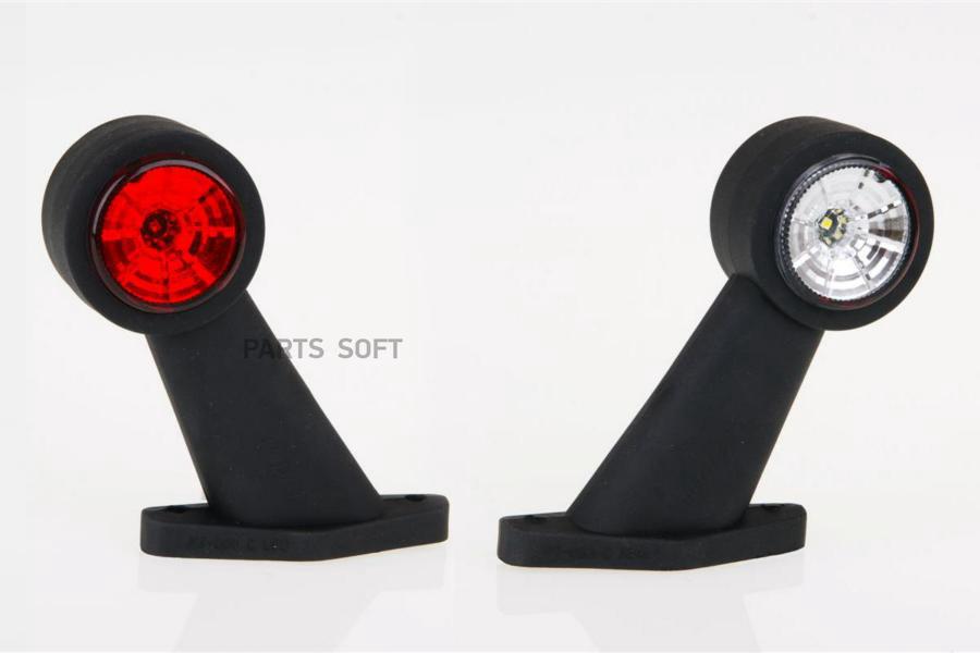 

FRISTOM FT009CLED FT-009 CLED_фонарь габаритный! рожок LED наклонный короткий красный/белы