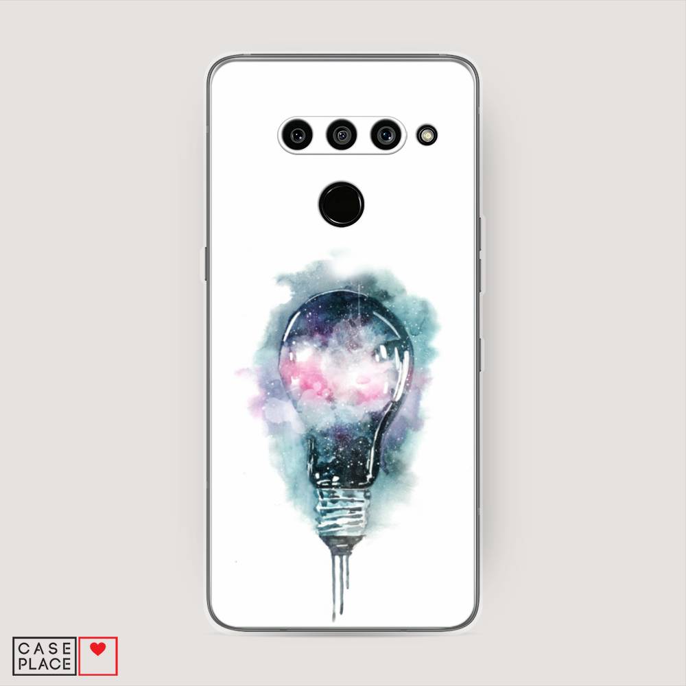 

Чехол на LG V50 ThinQ "Волшебная лампа", Белый;серый, 83850-4