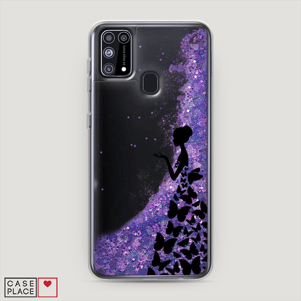 

Чехол Awog на Samsung Galaxy M31 / Самсунг M31 "Дама в бабочках", Разноцветный, 2100792-1