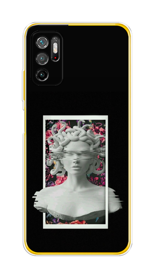 

Чехол на Xiaomi Poco M3 Pro "Web Punk Медуза Горгона", Черный;серый, 311050-6