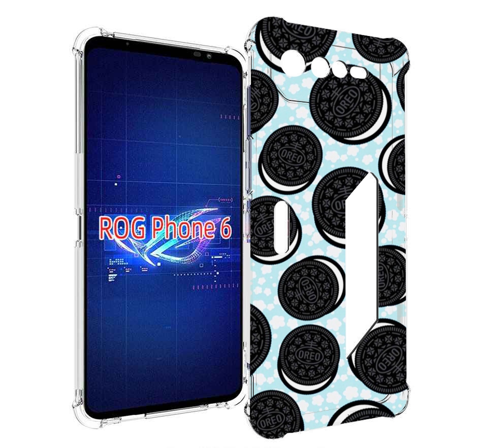 

Чехол MyPads орео печеньки для Asus ROG Phone 6, Прозрачный, Tocco