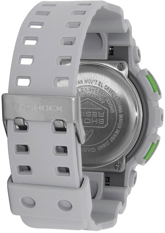 

Ремешок из двух частей мужской Casio GA-110TS-8A3 серый, GA-110TS-8A3