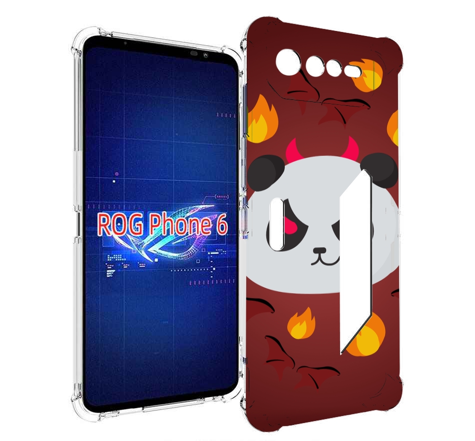 

Чехол MyPads огненная-панда для Asus ROG Phone 6, Прозрачный, Tocco