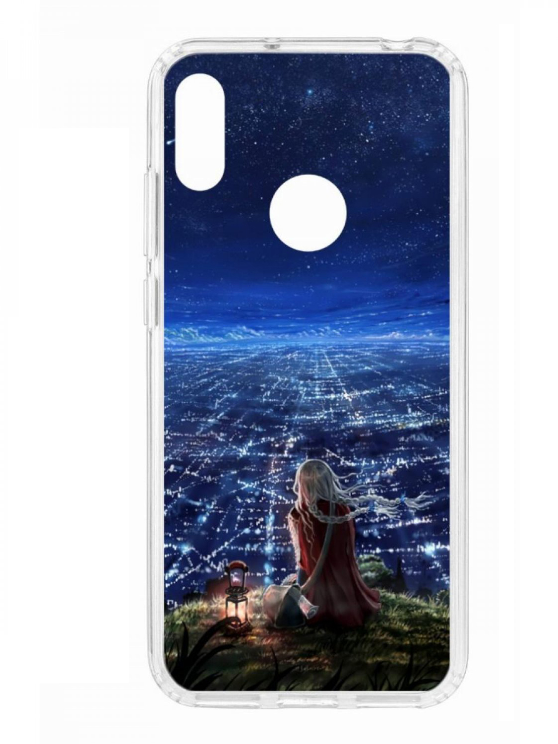 Чехол для смартфона Huawei Y6 2019 КRUЧЕ Print прозрачный с принтом