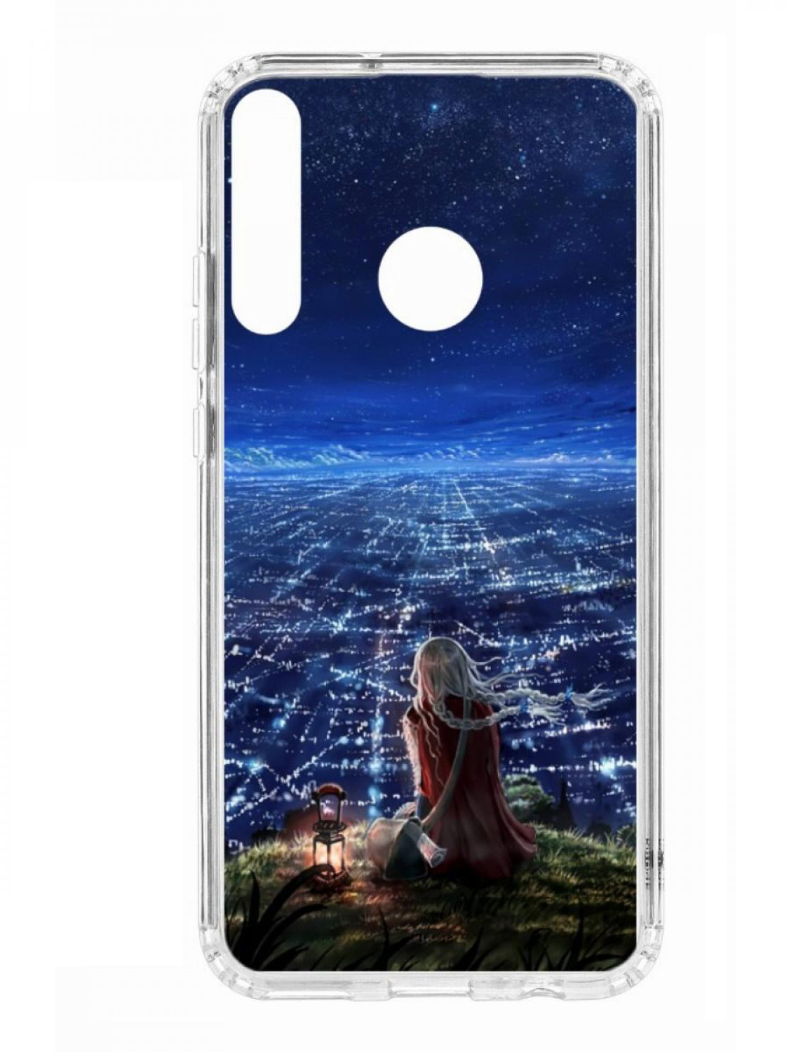 

Чехол для смартфона Huawei P40 Lite E КRUЧЕ Print прозрачный с принтом