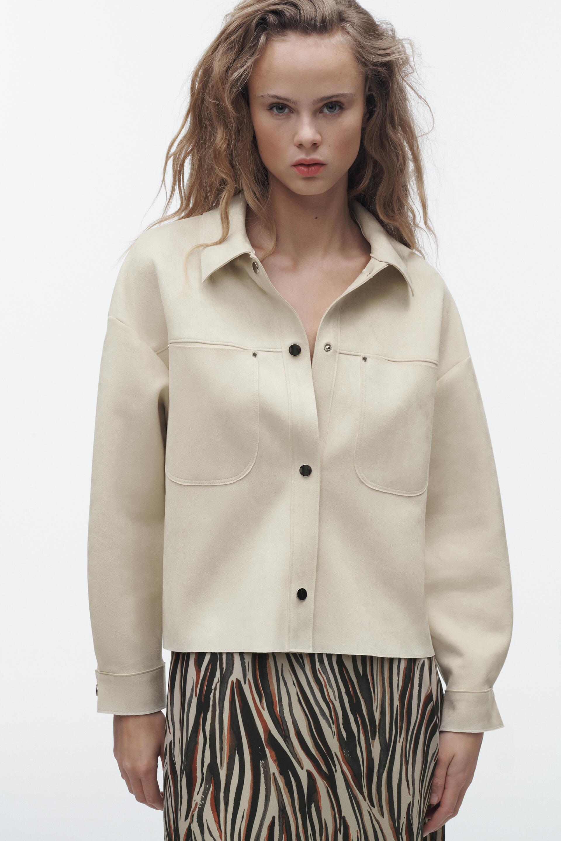 

Жакет женский ZARA 04968024 белый 2XL (доставка из-за рубежа), 04968024