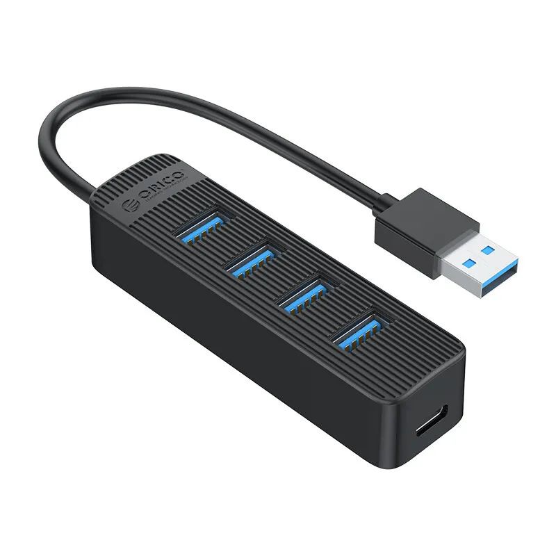

USB-концентратор на 4xUSB-A 3.0 порта Orico TWC3-4A, черный [ORICO-TWC3-4A-BK-EP]