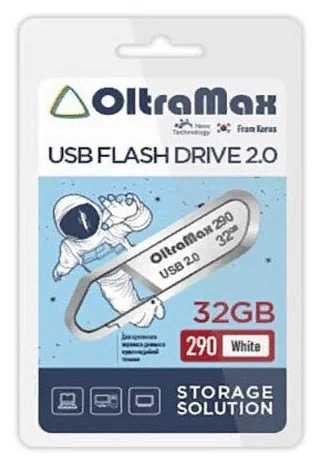 

Флешка Oltramax 32 ГБ белый (OM-32GB-290-White)
