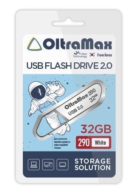 USB флэш-накопитель OLTRAMAX OM-32GB-290-White