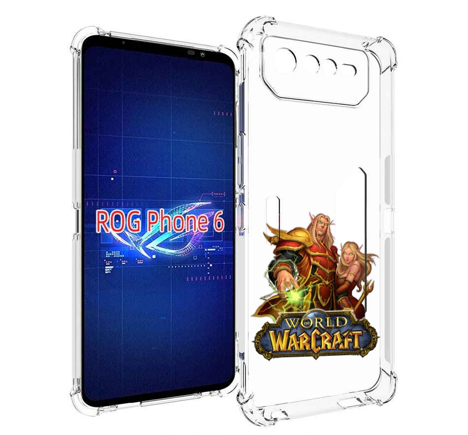 

Чехол MyPads варкрафт2 для Asus ROG Phone 6, Прозрачный, Tocco