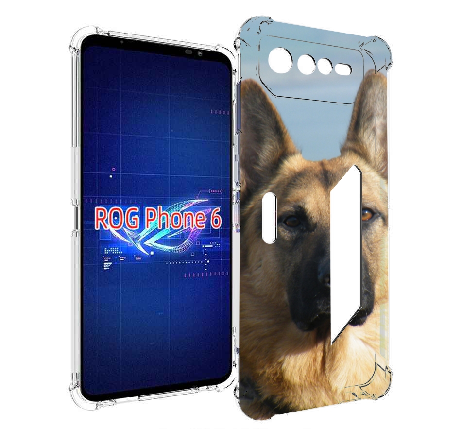 

Чехол MyPads немецкая овчарка для Asus ROG Phone 6, Прозрачный, Tocco