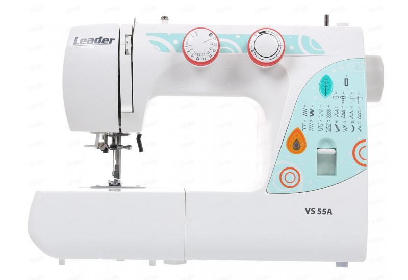 Швейная машина Leader VS 55a белый швейная машина leader royal stitch 21a white