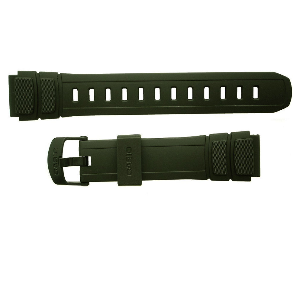 

Ремешок из двух частей мужской Casio HAD-600C-3B зеленый, HAD-600C-3B