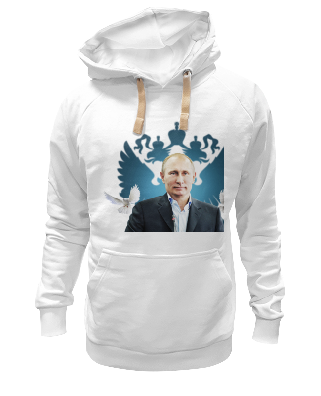 

Толстовка унисекс Printio Главнокомандующий лучшей страны белая 2XL, Белый, Главнокомандующий лучшей страны