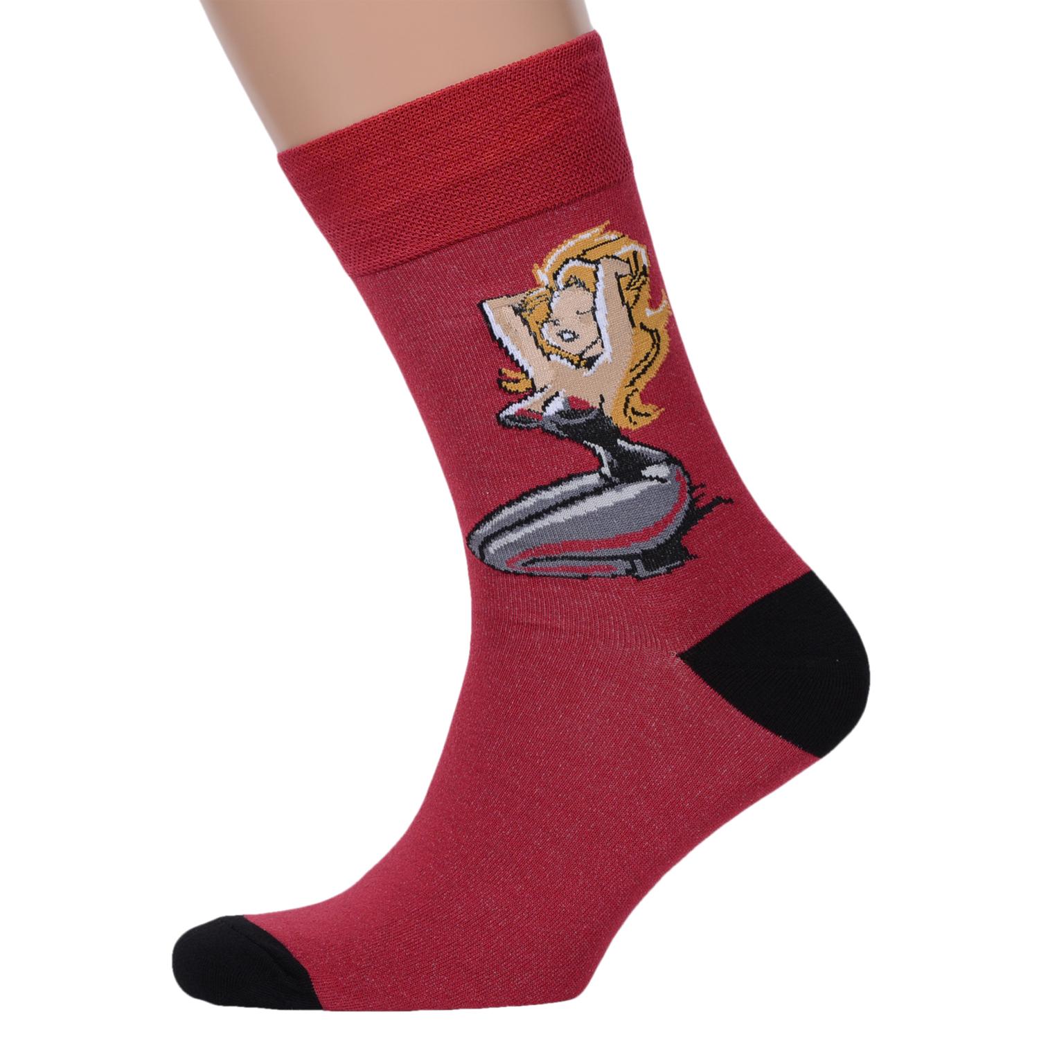 

Носки MoscowSocksClub nm-393 бордовые 29 (44-46), Бордовый, nm-393