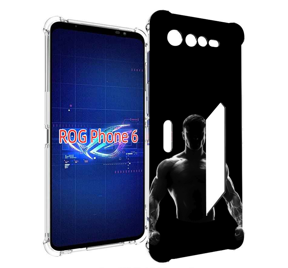 

Чехол MyPads накаченный мужчина в тени мужской для Asus ROG Phone 6, Прозрачный, Tocco