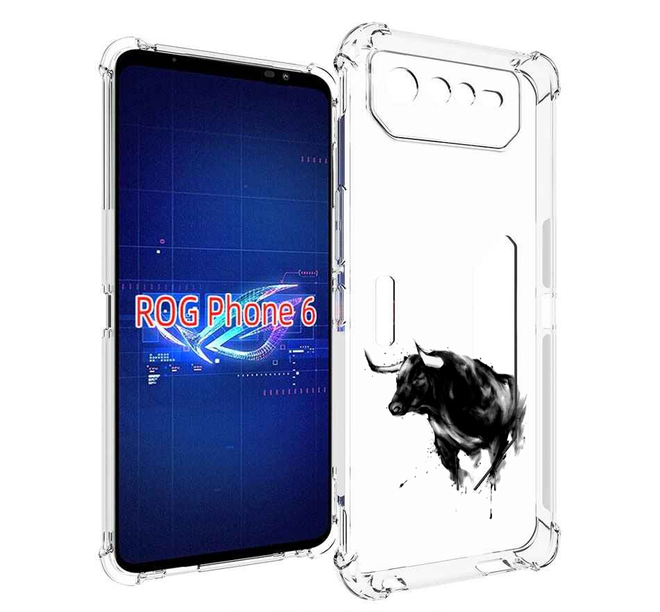 

Чехол MyPads бык для Asus ROG Phone 6, Прозрачный, Tocco