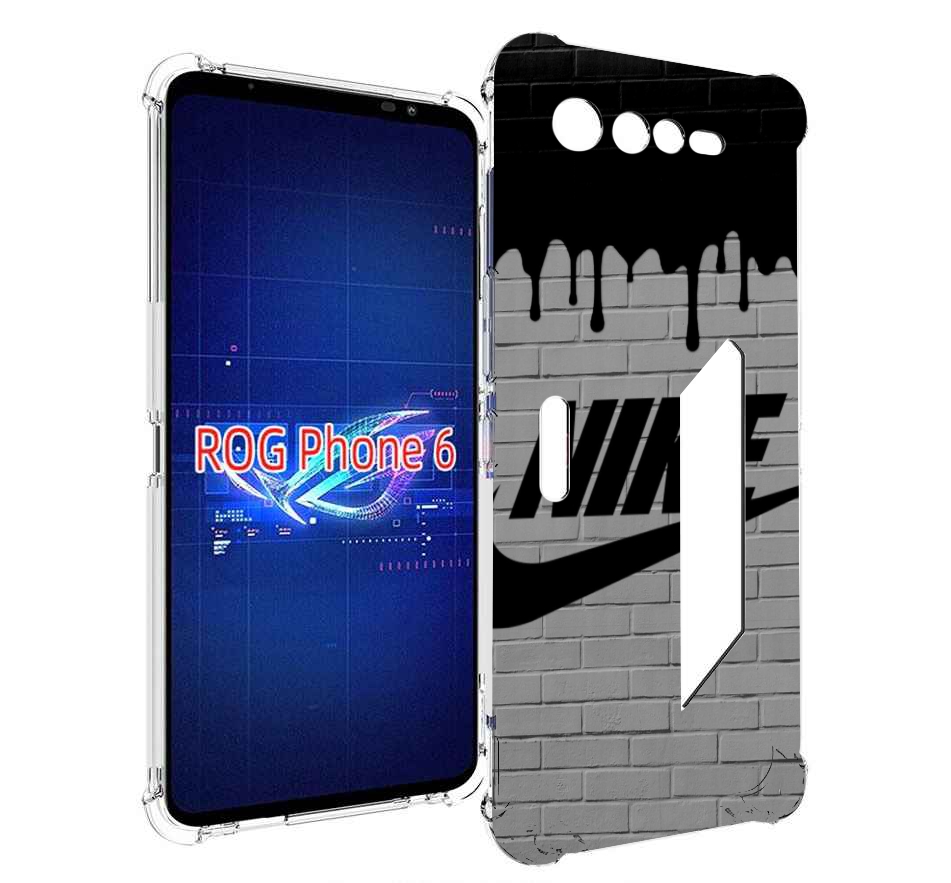 

Чехол MyPads найк в краске для Asus ROG Phone 6, Прозрачный, Tocco
