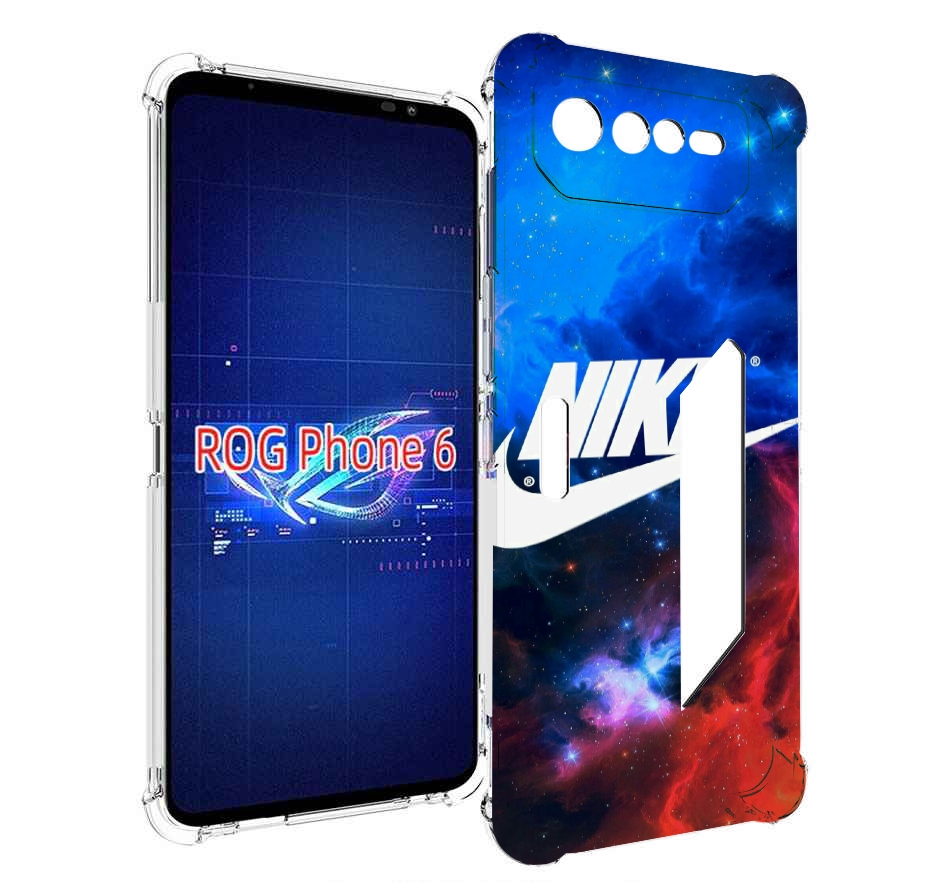 

Чехол MyPads найк в космосе для Asus ROG Phone 6, Прозрачный, Tocco