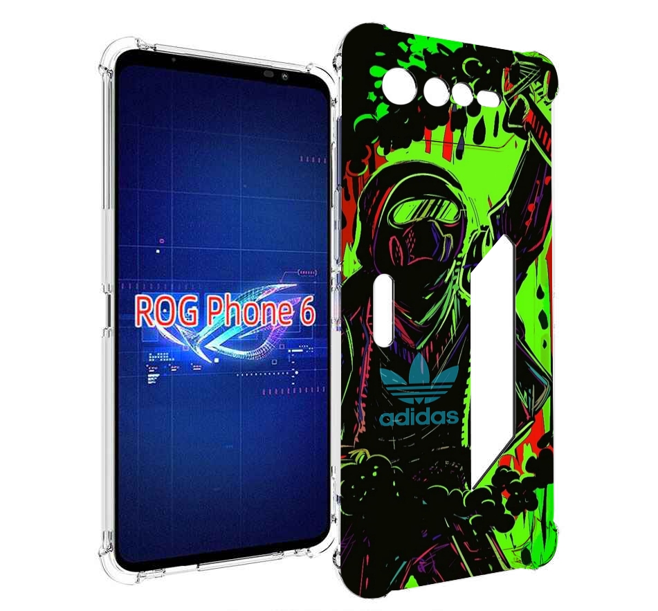 

Чехол MyPads мужчина в красках адидас для Asus ROG Phone 6, Прозрачный, Tocco