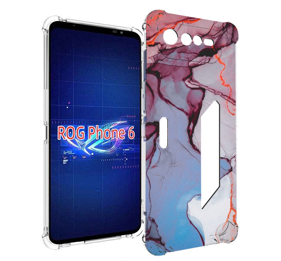 

Чехол MyPads мраморный рисунок для Asus ROG Phone 6, Прозрачный, Tocco