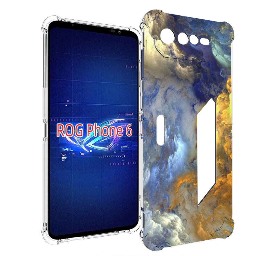 

Чехол MyPads мраморное небо для Asus ROG Phone 6, Прозрачный, Tocco