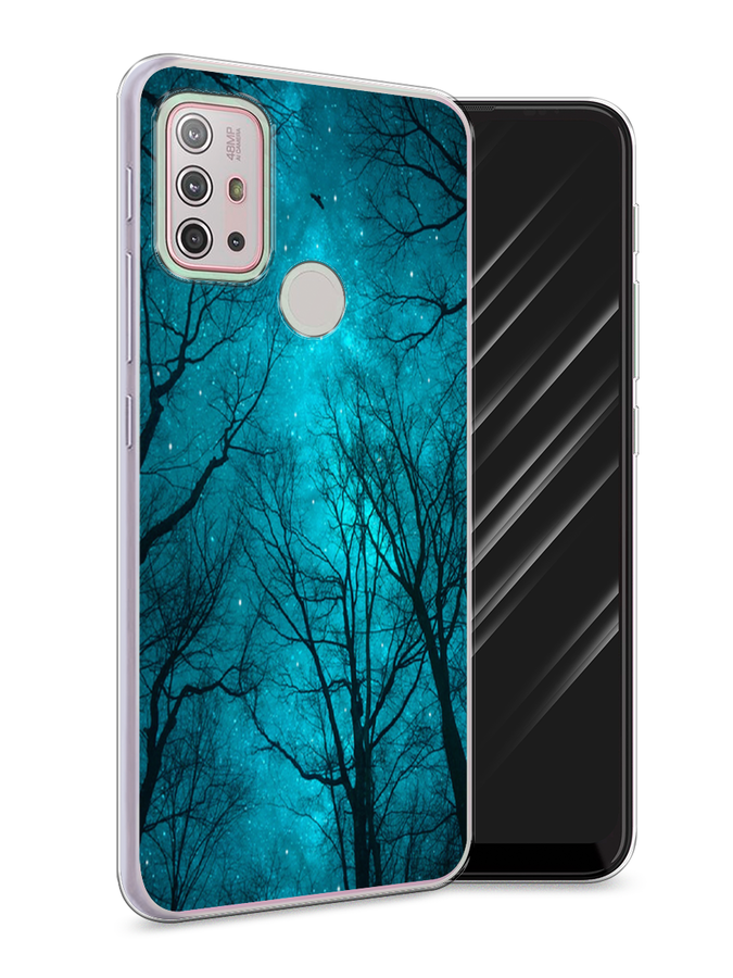 

Чехол Awog на Lenovo K13 Note / Леново K13 Note "Сказочный лес", Черный;голубой, 112950-4