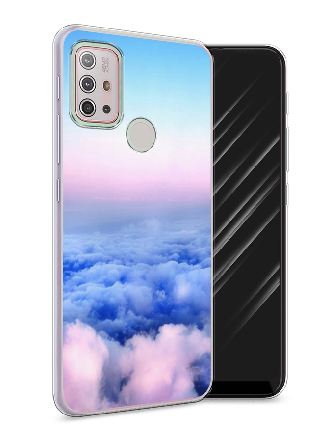 

Чехол Awog на Lenovo K13 Note / Леново K13 Note "Облака", Голубой;розовый, 112950-4