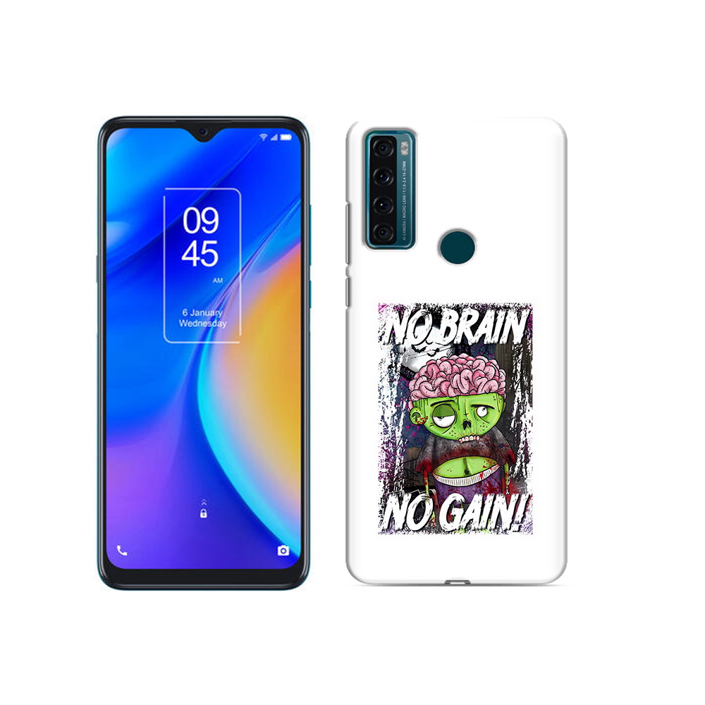

Чехол MyPads Tocco для TCL 20 SE глупый зомби, Прозрачный, Tocco